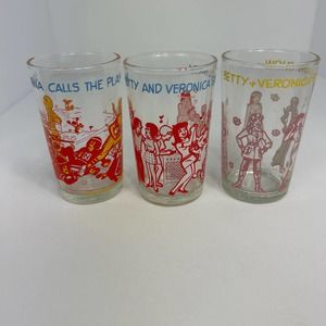 Archie and friends Welch’s Jelly jar 1971 4 Glasses vintage